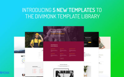 Introducing New Divi Templates to the DiviMonk Library