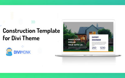 Build an impressive website with Divi Construction Template