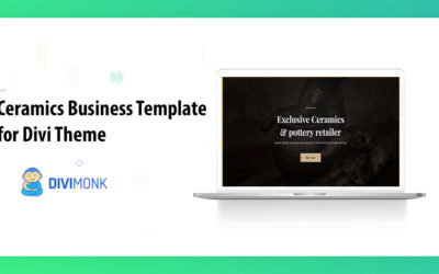 Artistic Divi Template for Ceramics & Pottery Business