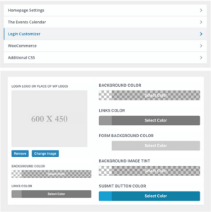 White Label Divi : Customize login page