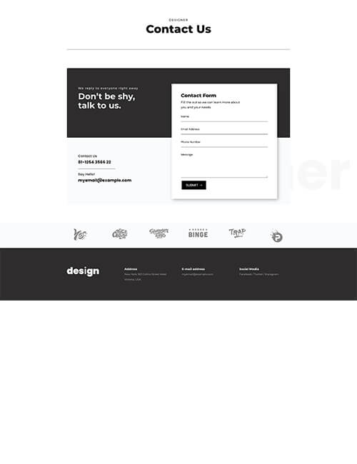 Graphic Designer – Contact